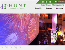 Tablet Screenshot of huntconferencegroup.com